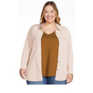 NWOT Women’s Denim Shacket Size 1X